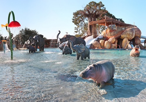 PISCINA ZONA ÁFRICA – CÁMPING & RESORT SANGULÍ 