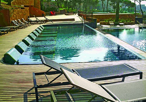 Swimming Pools in large Hotel Resorts